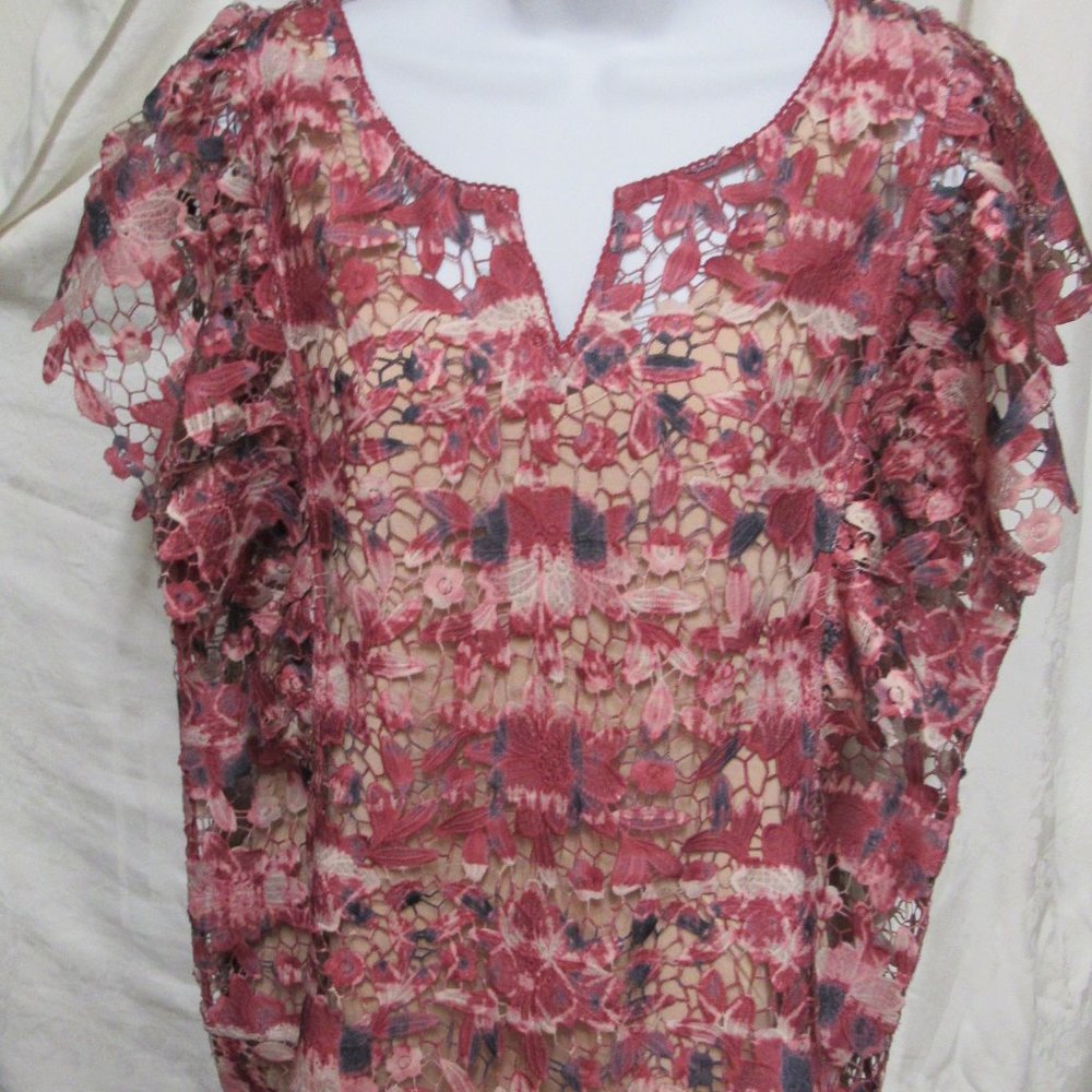 Soft Surrounds Blouse/Top Size  Large 14/16 NWT